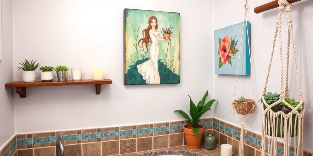 Badezimmerwand-Deko Tipps - DIY-Projekte für individuelle Akzente