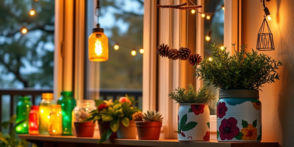 Balkon-Deko Tipps - - Kreative DIY-Deko-Ideen zum Selbermachen