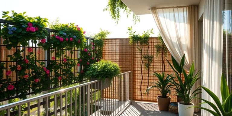 Balkon-Sichtschutz Ideen