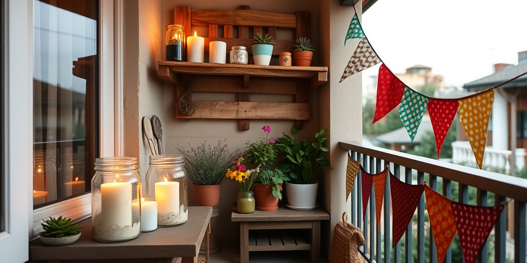Balkon Deko Ideen für Sommerabende - - DIY-Dekoideen für persönliche Akzente
