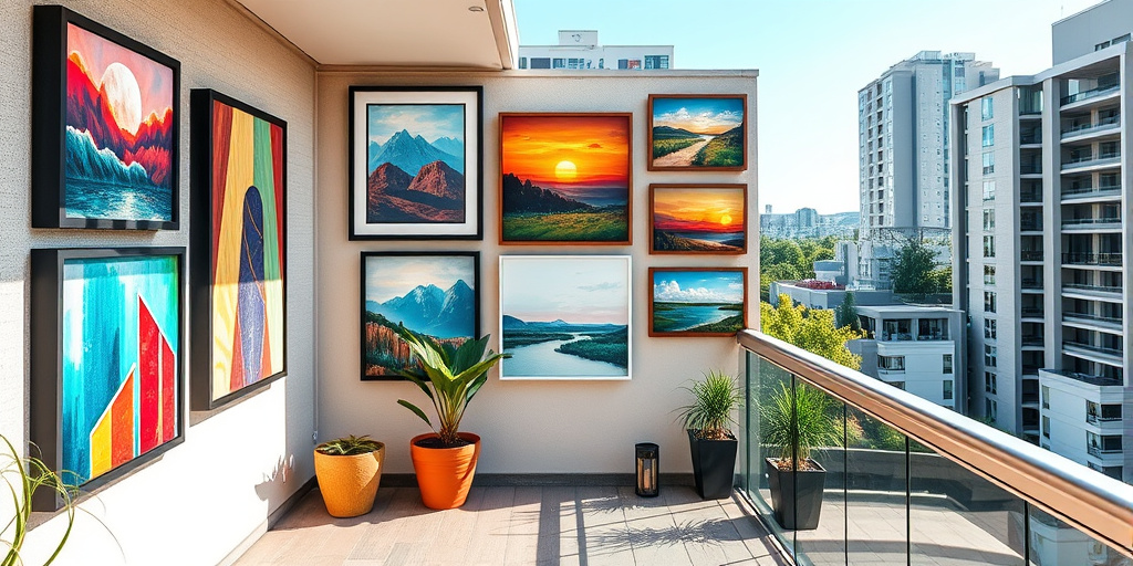 Balkon Deko Wand Tipps - Kunstvolle Akzente mit Wandbildern