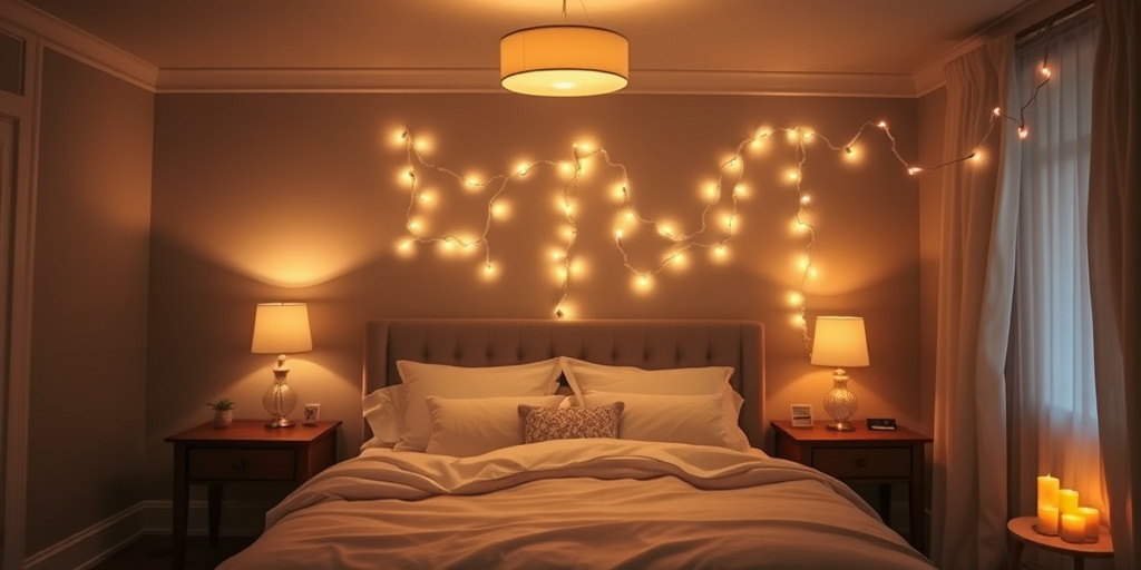 Deko-Ideen für Schlafzimmer - - Die Magie der Beleuchtung