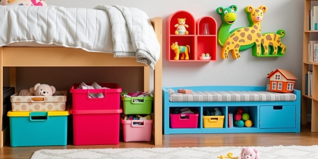 Deko-Ideen für das Kinderzimmer - - Stauraumwunder: Spielerische Ordnungshelfer für mehr Platz
