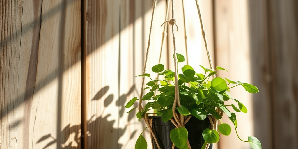 Deko aus Baumstamm - - DIY Pflanzenaufhänger aus Zweigen
