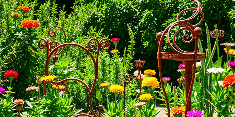 Edelrost Garten Deko Charme