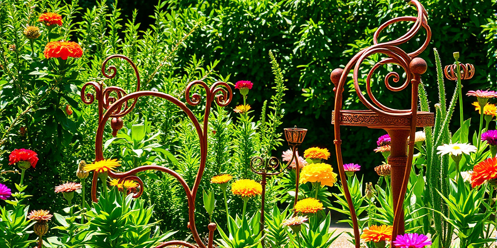 Edelrost Garten Deko Charme