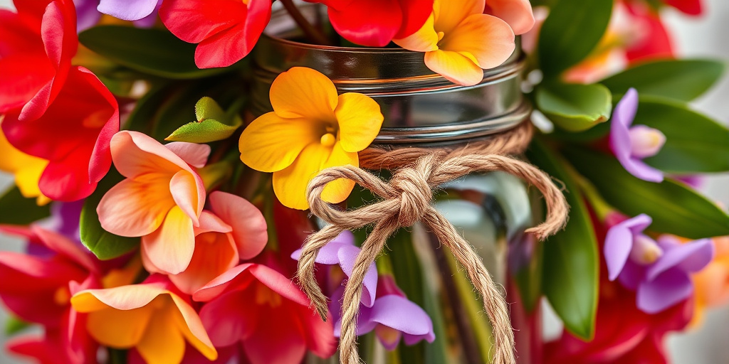 Einmachgläser DIY-Deko-Projekte - - Blütenzauber im Glas