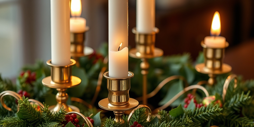 Elegante Adventskerzenhalter auswählen
