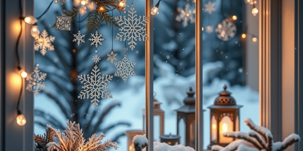 Fensterdeko für festliche Stimmung