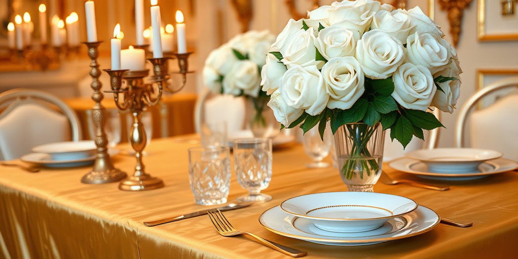 Goldene Hochzeit Tischdeko Ideen