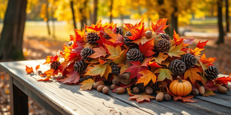 Herbstgesteck selber machen