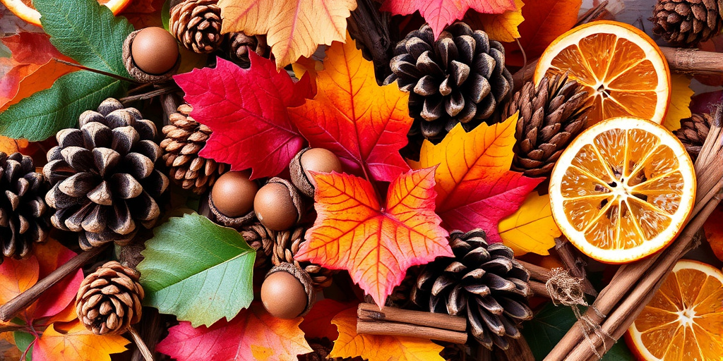 Herbstgesteck selber machen - Natürliche Elemente einfügen