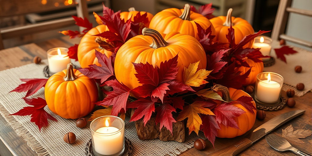 Herbstliche Tisch-Deko Ideen