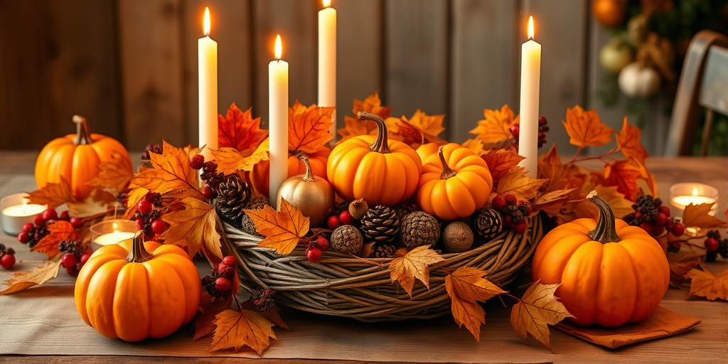 Herbstliche Tischdekoration Ideen