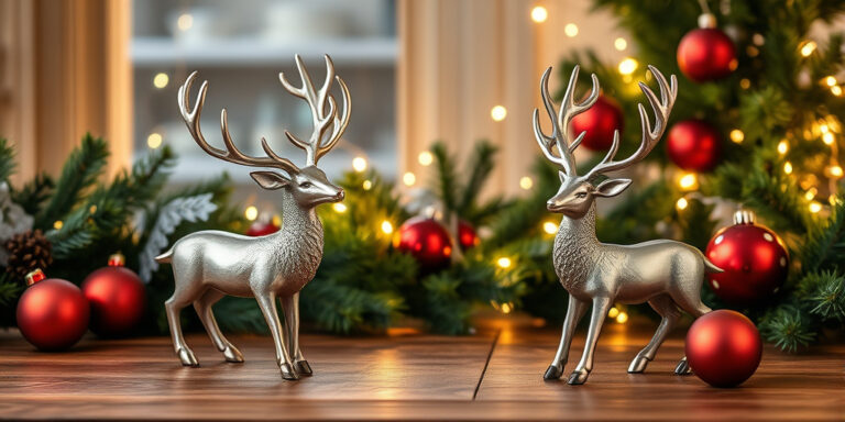 Hirsch Deko für Weihnachten