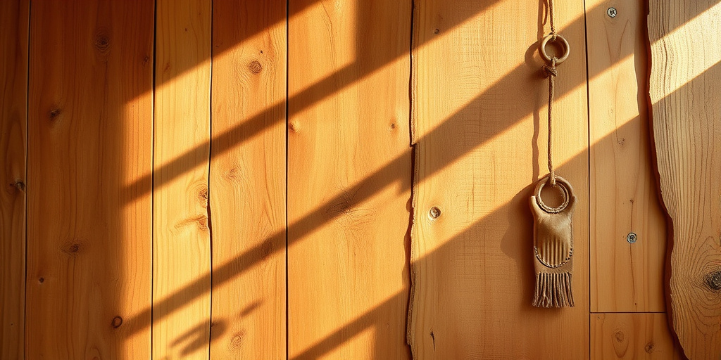 Holz-Deko für natürlichen Charme.