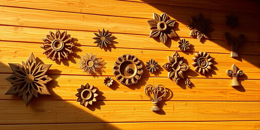Holz Deko Wand selber machen