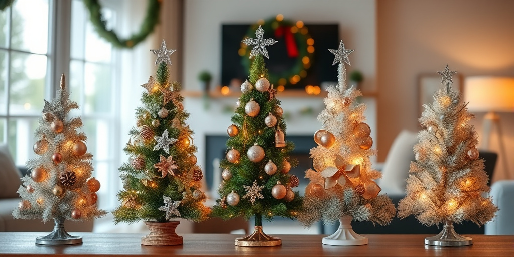 Kleine Weihnachtsbäume stilvoll auswählen.