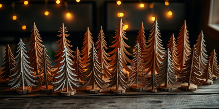 Kreative Holzdeko für Weihnachten