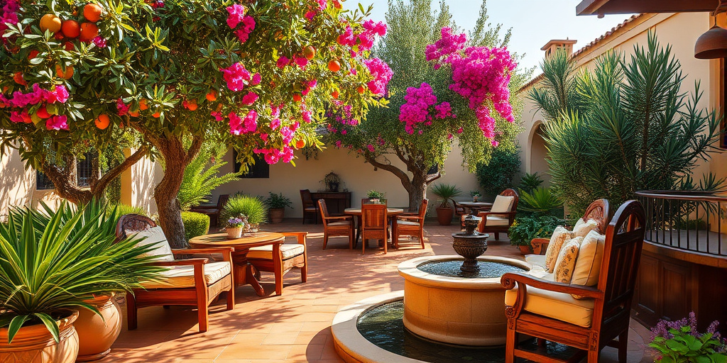 Mediterrane Terrassendekoration wählen.