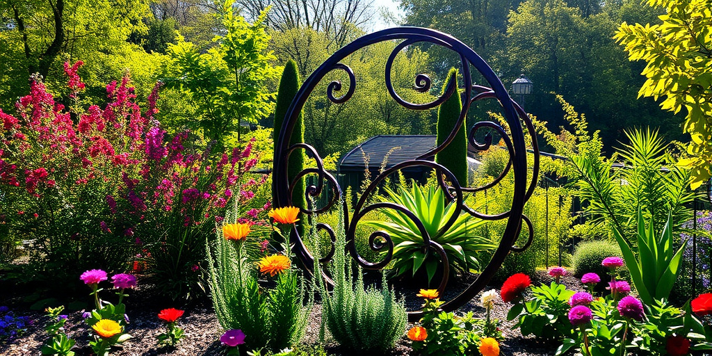 Metall Deko für Garten