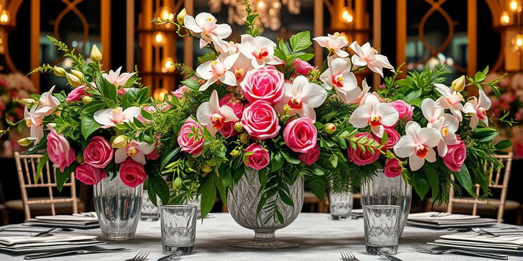 Moderne Blumenarrangements für Zuhause