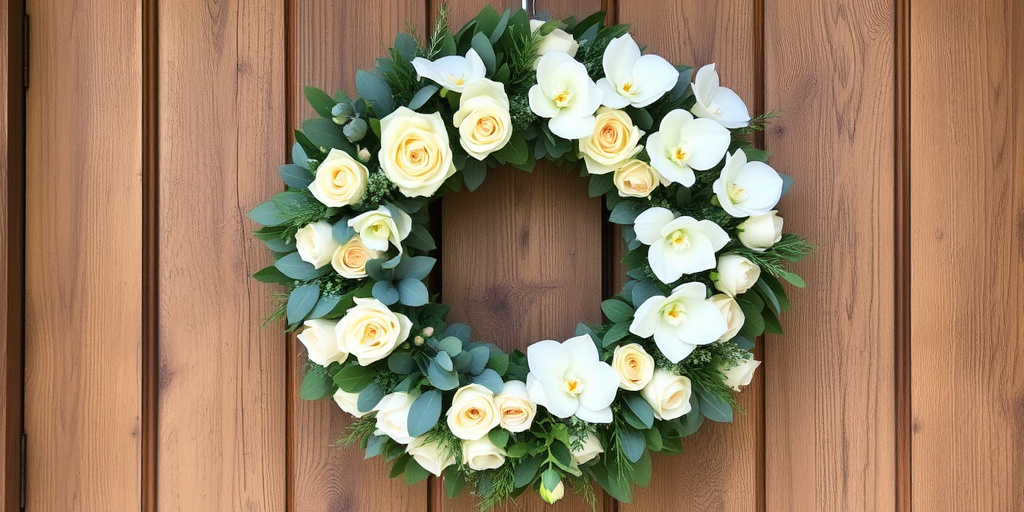 Moderne Türkränze für Hochzeiten