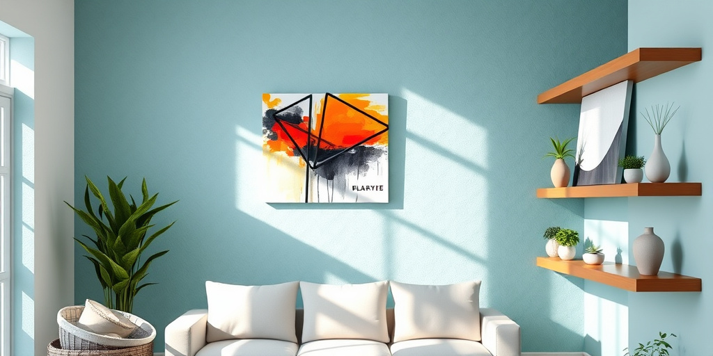 Moderne Wanddeko für Zuhause