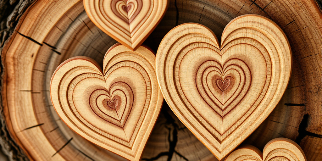 Natürliche Holzdeko für Zuhause