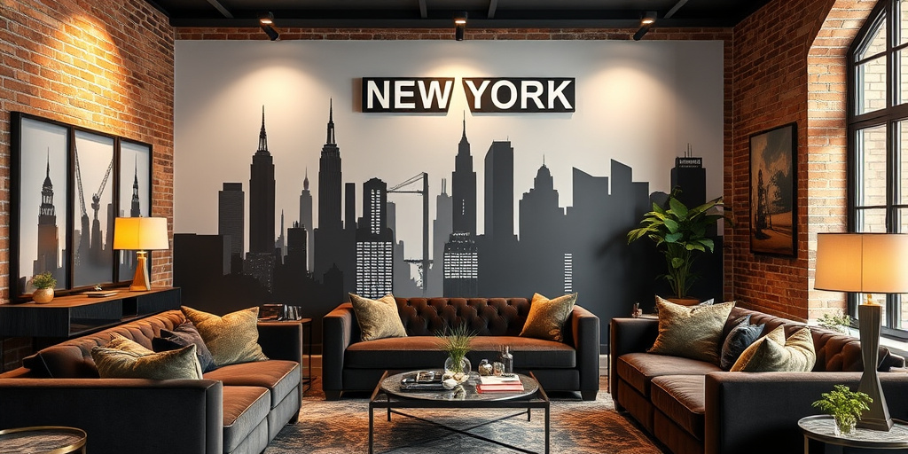 New Yorker Stil für Zuhause