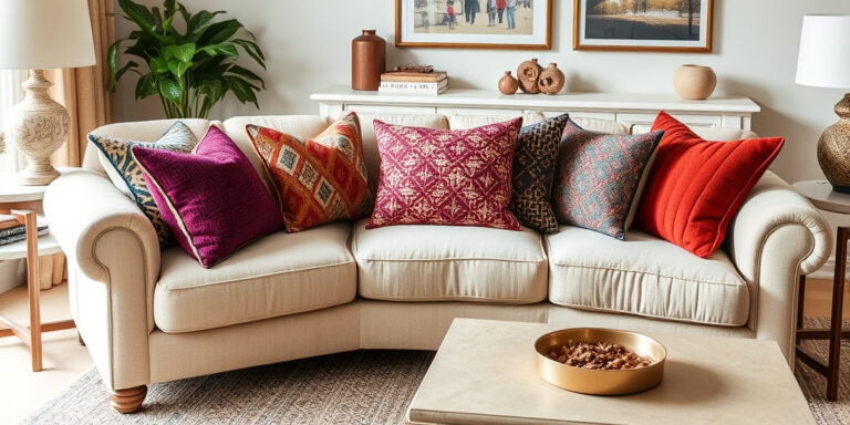 Sofa Kissen Deko Ideen