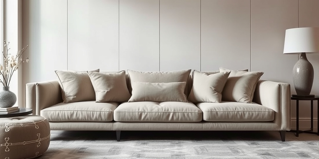 Sofa Kissen Deko Ideen - - Monochromatisch: Elegant einfarbige Kissenarrangements