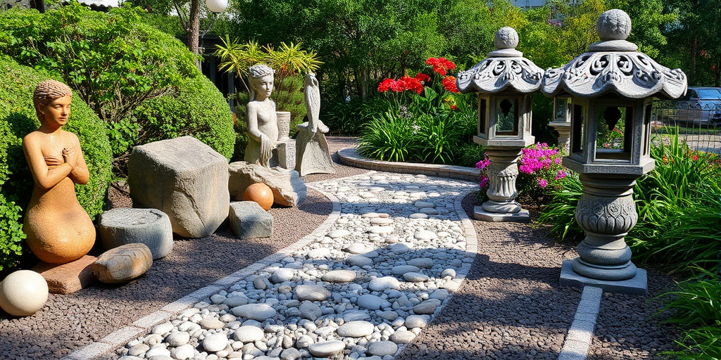 Stein-Deko für Garten gestalten