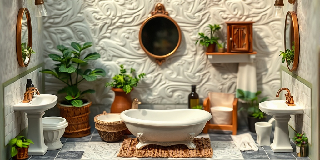 Toiletten Deko Gestaltungsideen