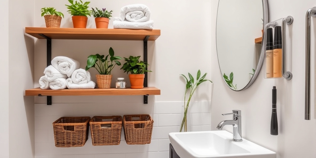 Toiletten Deko Gestaltungsideen - - Originelle Aufbewahrungslösungen