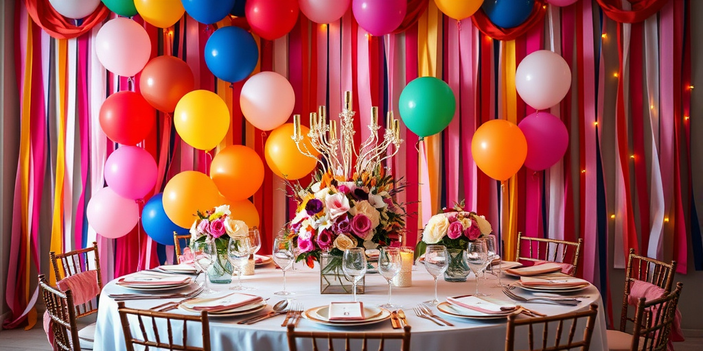 Unvergessliche Party-Deko-Ideen