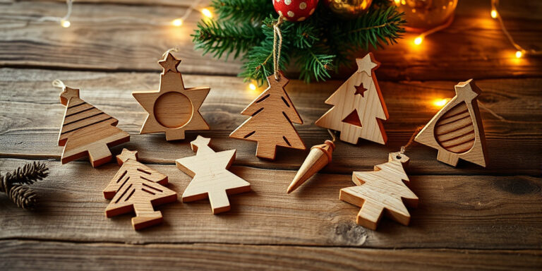 Weihnachtsbaum Holz-Deko DIY-Projekte