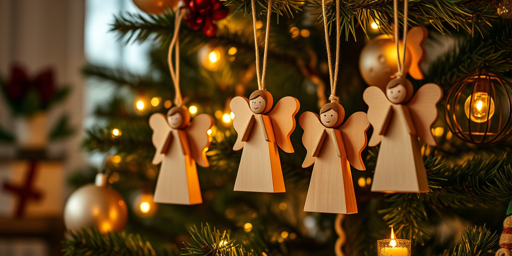 Weihnachtsbaum Holz-Deko DIY-Projekte - - Holzengel mit himmlischem Charme
