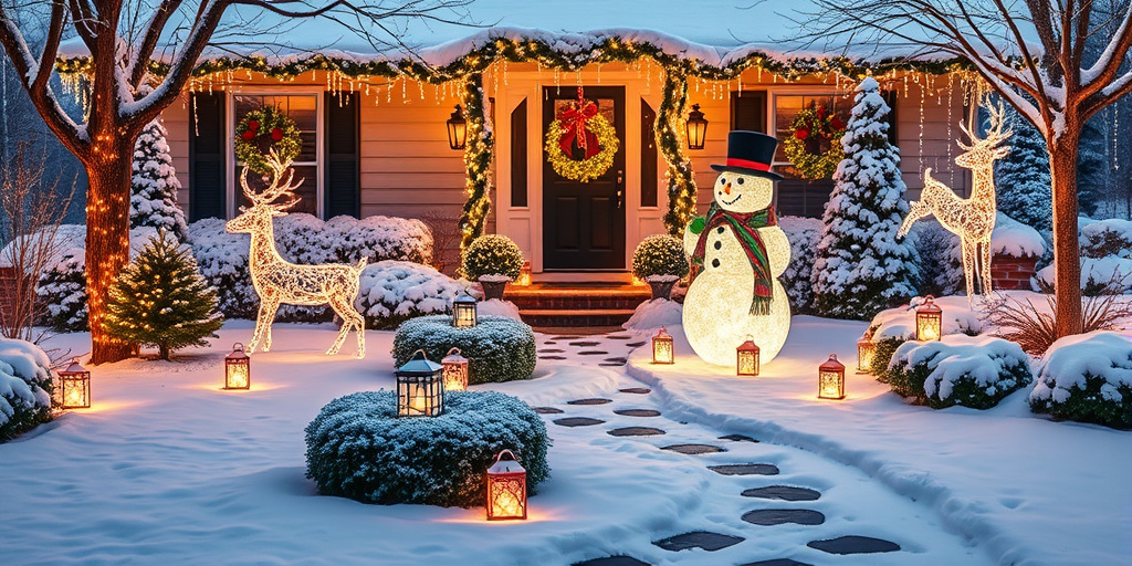 Weihnachtsdeko für draußen auswählen