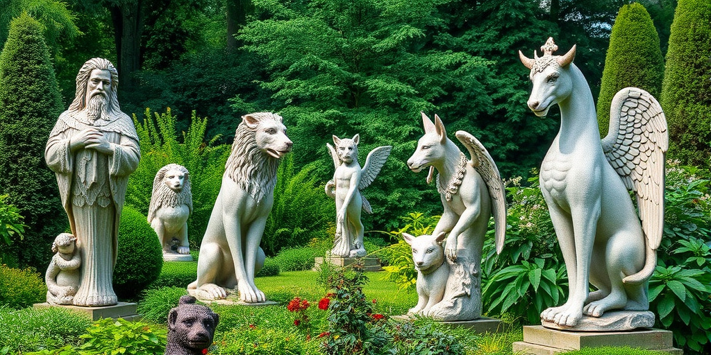 Wetterfeste Gartenfiguren auswählen.