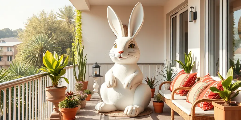 Balkon und Terrasse: Hasen-Glück im Freien