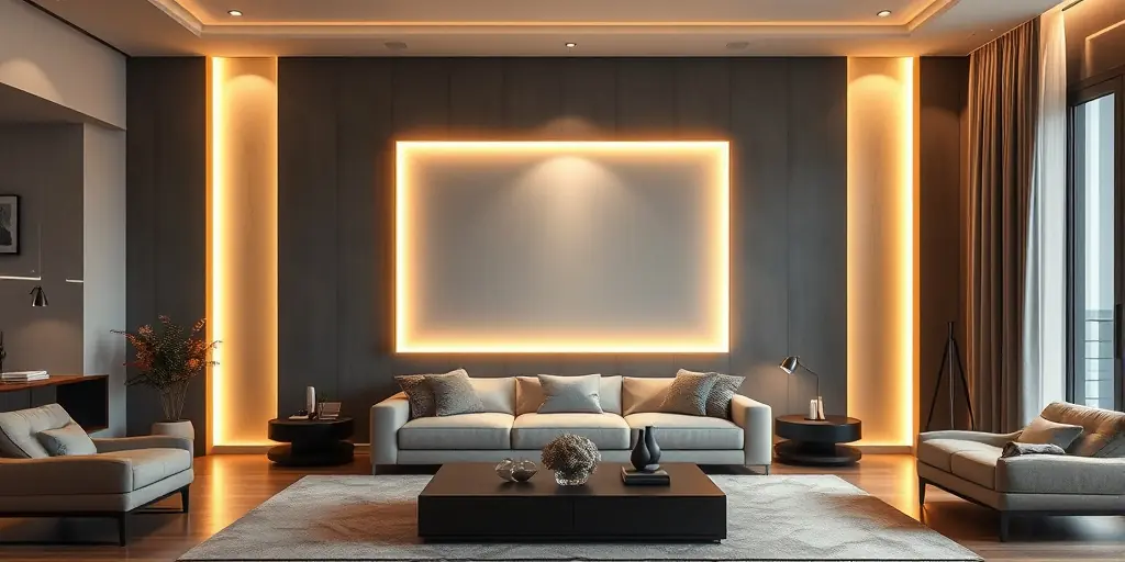 Bilder und Spiegel im Lichtschein