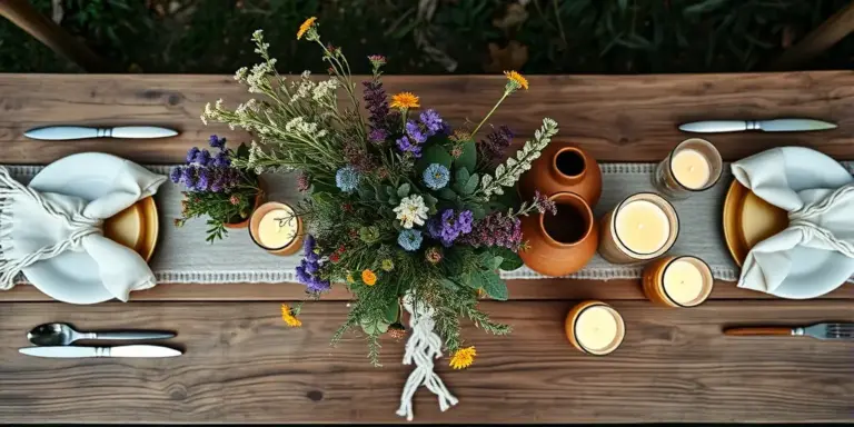 boho-hochzeit-tischdeko
