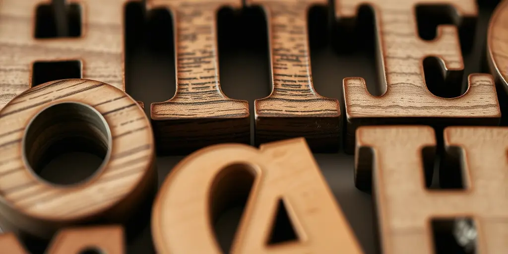 Buchstaben und Schriftzüge als Statement