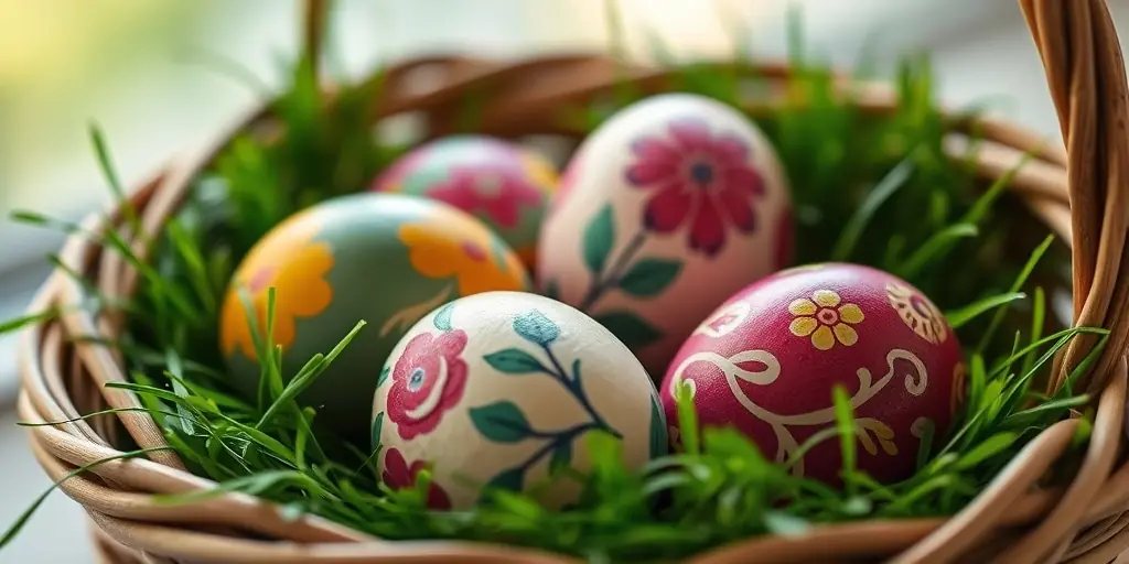 Bunte Ostereier selbst gestalten