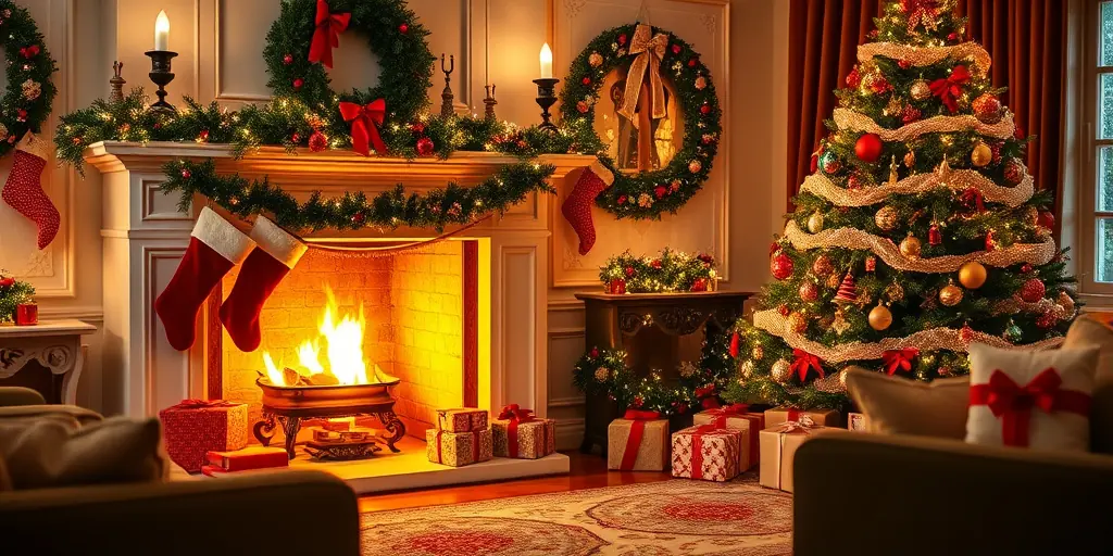 Das Wohnzimmer: Zentrum der Festlichkeit