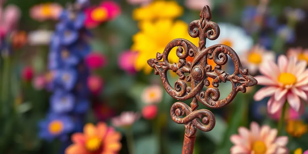 Dekorative Gartenstecker