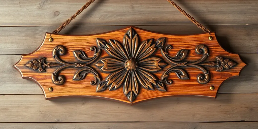 Dekorative Holzschilder gestalten