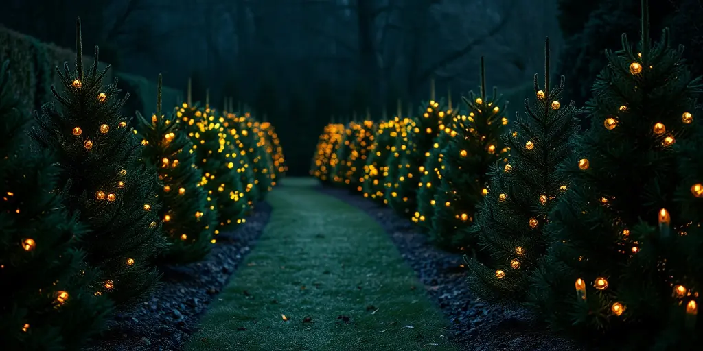 Den Garten weihnachtlich inszenieren