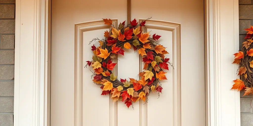 Den Kranz richtig aufhängen